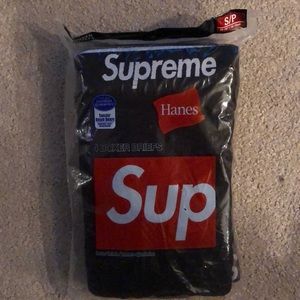 Black Supreme Boxers 4 Pack